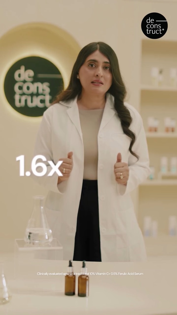 Deconstruct Skincare - product video creative by The Brand Bee