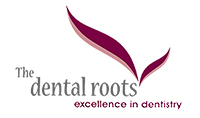 The Dental roots Color Logo