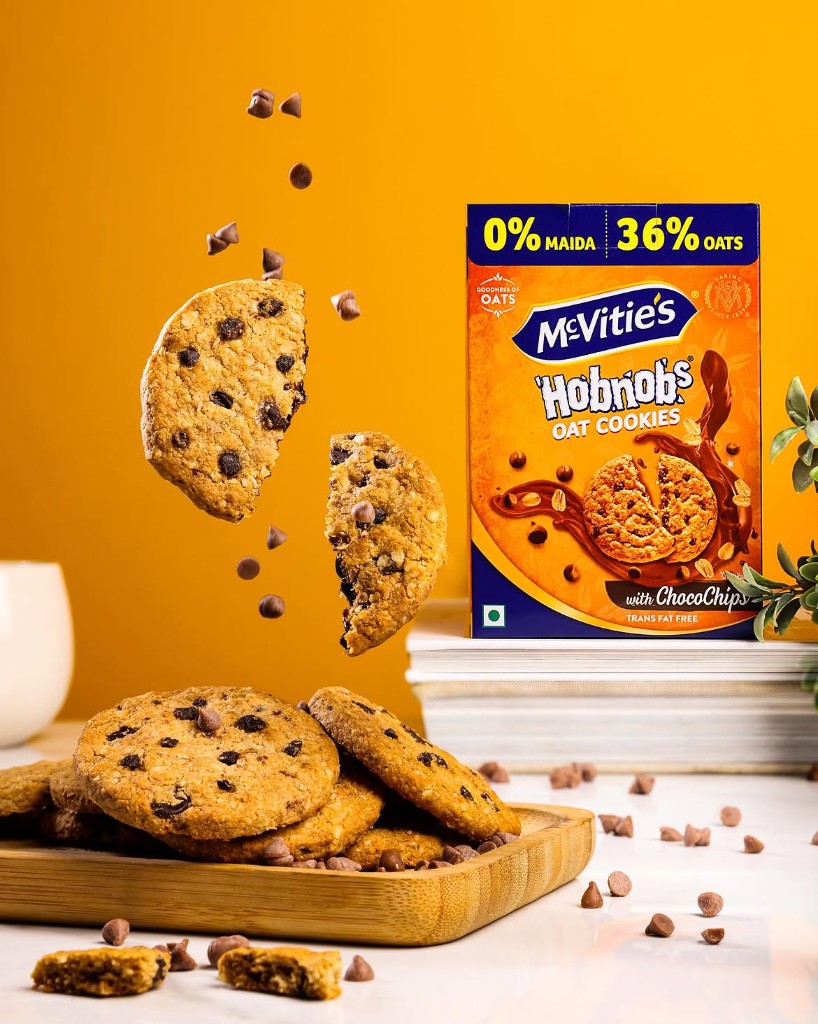 Product photography - McVities Hobnobs cookies