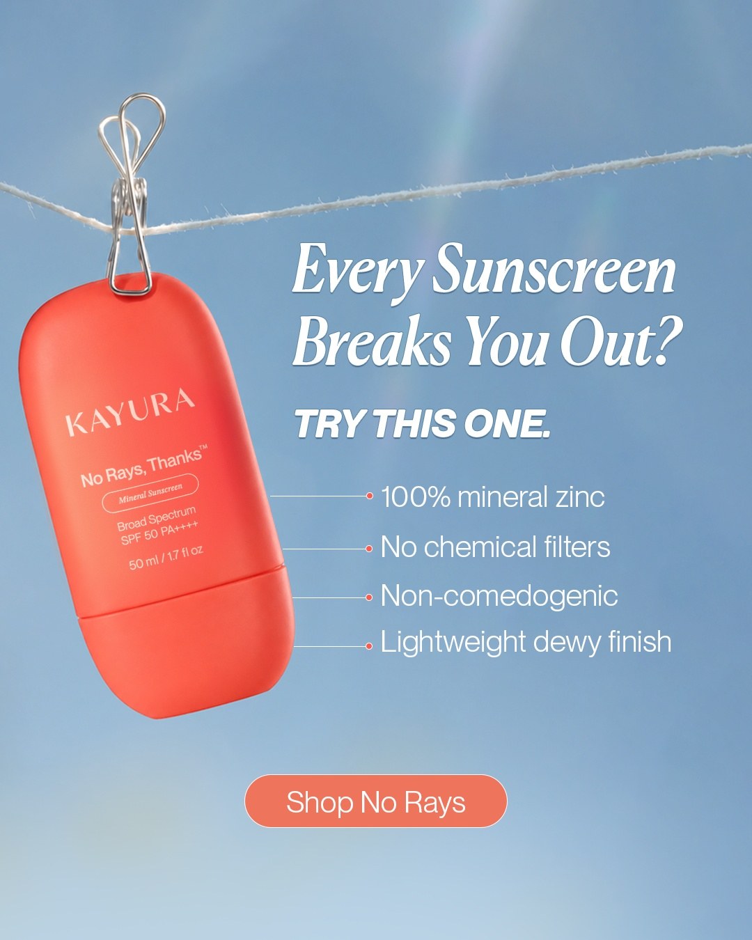 Kayura Effect - Every Sunscreen Breaks You Out performance static by The Brand Bee