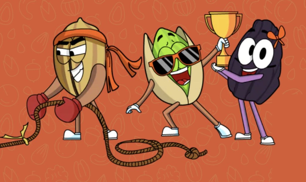 Yumleys nut mascots - the healthy squad by The Brand Bee